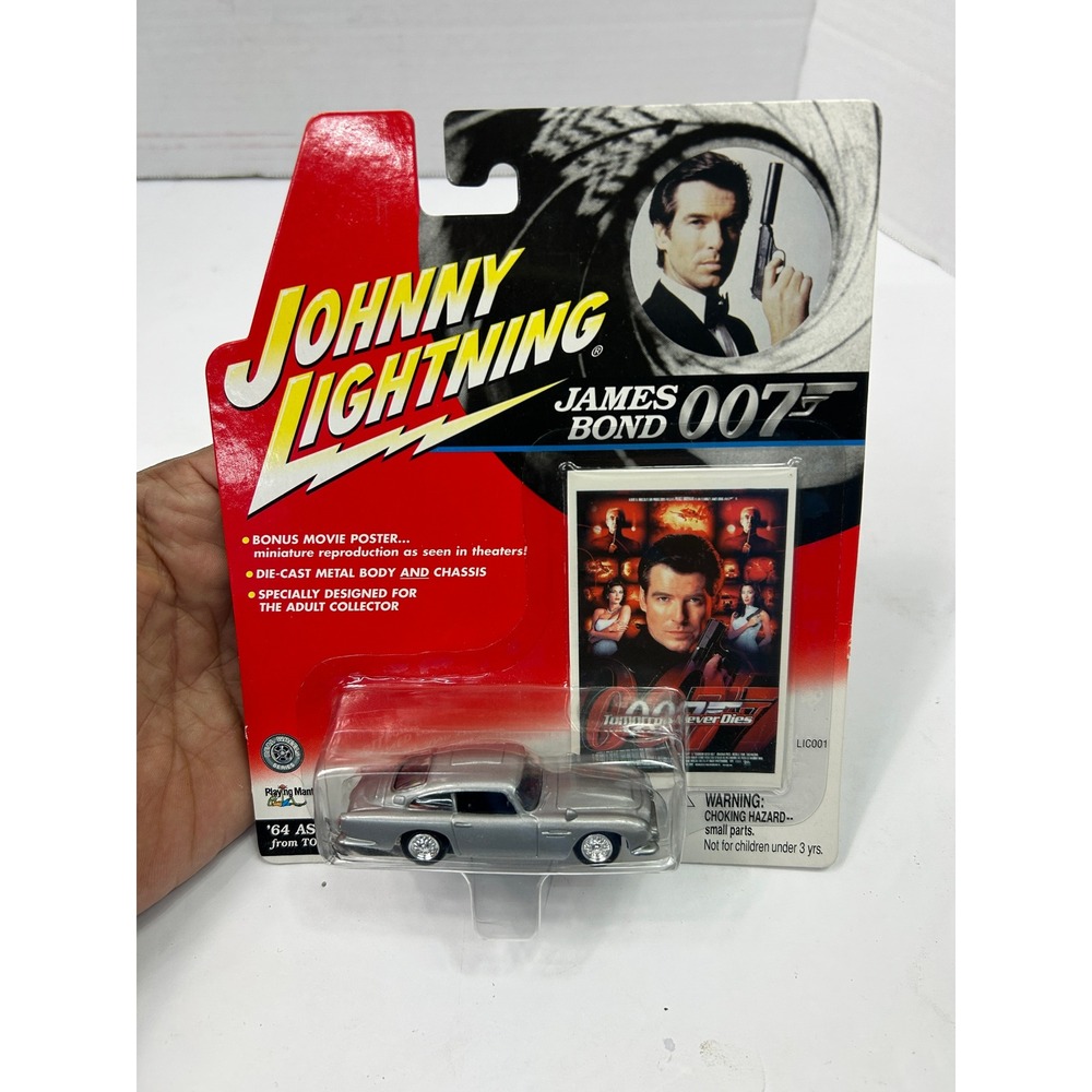 Johnny Lightning James Bond 007 1964 Aston Martin DB5 1:64 New Bonus Poster
